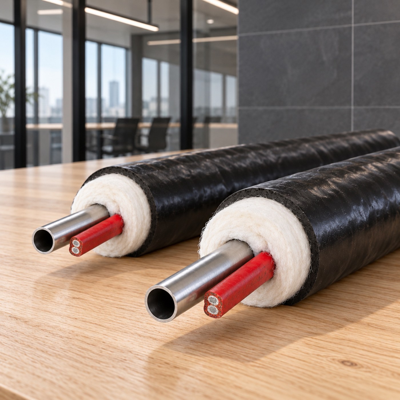 Electrically traced tubing bundle