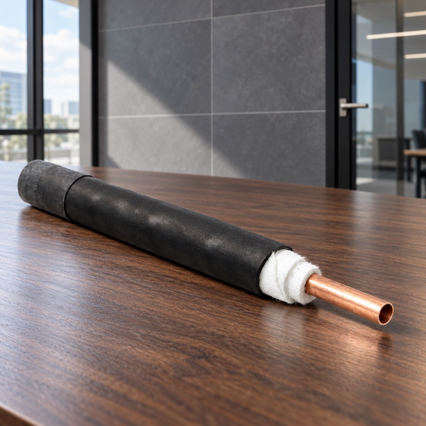 Pre-insulated Dekoron tubing construction